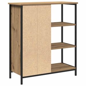 vidaXL Kreveta Umjetnički hrast 70 x 30 x 80 cm