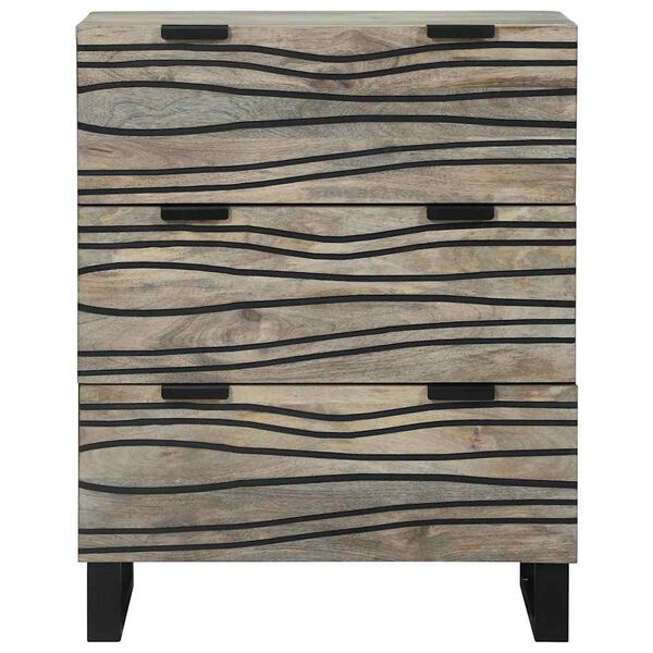 vidaXL Kreveta s ladicama Bijelo 60 x 33.5 x 75 cm masivno drvo manga