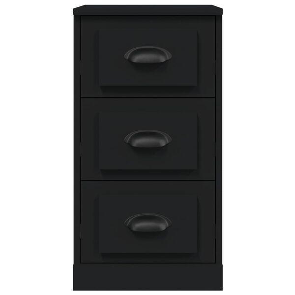 vidaXL Komoda crna 36x35,5x67,5 cm konstruirano drvo