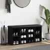 vidaXL Klupa za cipele crna 102 x 32 x 50 cm od konstruiranog drva