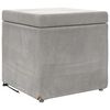 vidaXL Stolica Svijetlo siva 41 x 41 x 40 cm