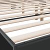 vidaXL Okvir za krevet crni 200 x 200 cm konstruirano drvo i metal