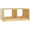 vidaXL Stolić za kavu 75 x 50 x 33,5 cm od masivne jelovine