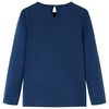 Dječja majica dugih rukava modra 92