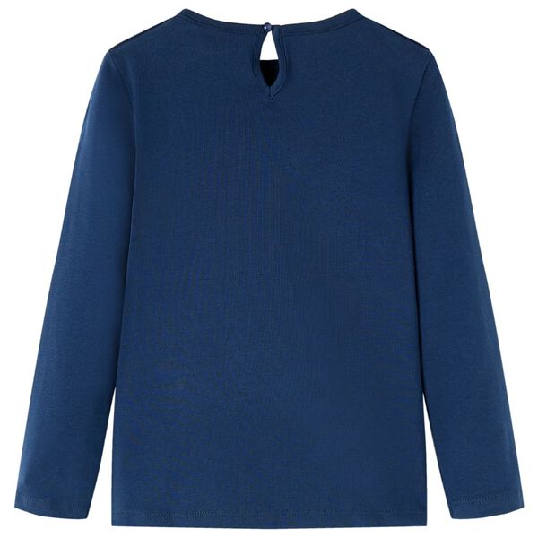 Dječja majica dugih rukava modra 92