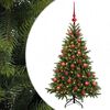 vidaXL Umjetno božićno drvce s kuglicom 150 cm 150 LED lampica