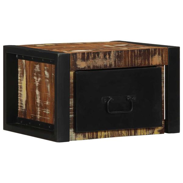 vidaXL Noćni ormarići 2 kom Vi&scaron;ebojni 40x35x25 cm Obrađeno puno drvo