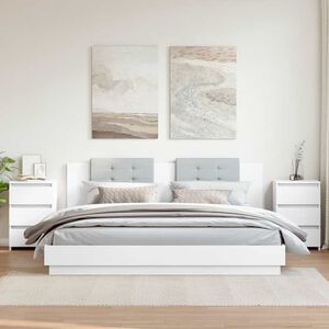 vidaXL Noćni ormarići 2 kom bijeli 40x35x62,5 cm od konstruiranog drva