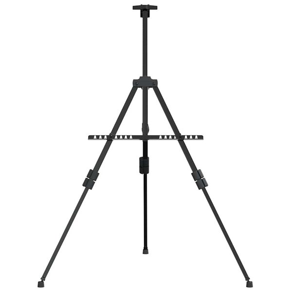 vidaXL Podesivi stalak crni metalni