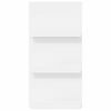 vidaXL Polica za časopise Bijelo 51 x 11 x 102 cm Konstruirano drvo