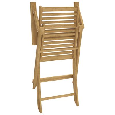 vidaXL Sklopive vrtne stolice 2 kom 54,5x61,5x86,5 cm od drva bagrema