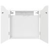 vidaXL Kabinet za mete Bijela visokog sjaja 56 x 12 x 63 cm