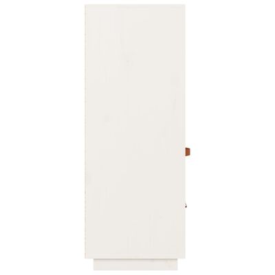 vidaXL Visoka komoda bijela 67 x 40 x 108,5 cm od masivne borovine
