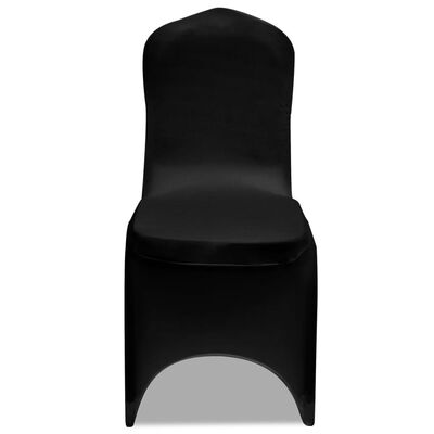vidaXL Navlake za stolice rastezljive crne 30 kom