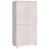vidaXL Ormar HAMAR bijeli 89 x 50 x 180 cm od masivne borovine