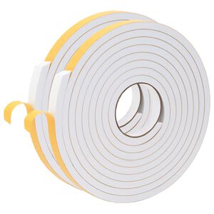vidaXL Samoljepljiva pjenasta traka 2 kom. Bijela 20mm x 5m CR pjena