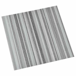 vidaXL Samoljepljive Pločice za Pod Siva i crna 30,5 x 30,5 cm 20 kom.