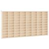 vidaXL Drvena kolekcionarska vitrina s 80 odjeljaka 80x4,5x40,5 cm