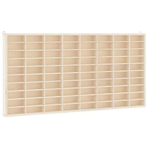 vidaXL Drvena kolekcionarska vitrina s 80 odjeljaka 80x4,5x40,5 cm