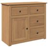 vidaXL Komoda s ladicama PANAMA 93 x 40 x 80 cm od masivne borovine