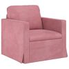 vidaXL Sofa 2 pcs Ružičasta 228 x 78 x 80 cm Bar&scaron;un