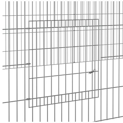 vidaXL Kavez za zečeve s 5 panela 541x109x54 cm od pocinčanog željeza