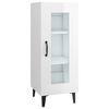 vidaXL Komoda sjajna bijela 34,5 x 34 x 90 cm od konstruiranog drva