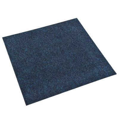 vidaXL Podne pločice s tepihom 20 kom 5 m² modre