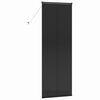 vidaXL Venecijanski zastore sa zavjesama Crna 220 x 70 cm Aluminij