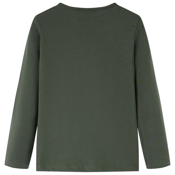 Dječja majica dugih rukava kaki 128