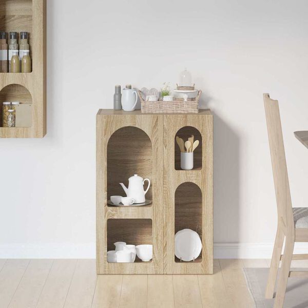 vidaXL Kreveta Sonoma hrast 59 x 35 x 80.5 cm Konstruirano drvo