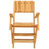 vidaXL Sklopive vrtne stolice 8 kom 55x62x90 cm od masivne tikovine