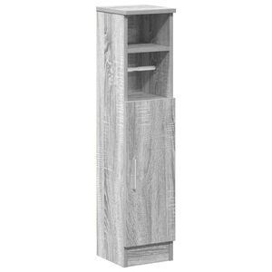 vidaXL Kupaonski ormarić s držačem za role sivi Sonoma 20,5x22x90 cm