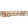 vidaXL Set vanjskih sofa 7 pcs Prirodna Čvrsto drvo akacije