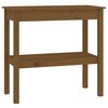 vidaXL Konzolni stol boja meda 80x40x75 cm od masivne borovine
