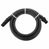 vidaXL Usisno crijevo s PVC priključcima crno 1 " 4 m PVC