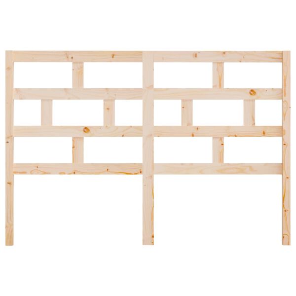 vidaXL Uzglavlje za krevet 126 x 4 x 100 cm od masivne borovine