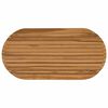 vidaXL Gornji dio stola 100 x 50 x 3,5 cm Ovalni Čvrsto teak drvo