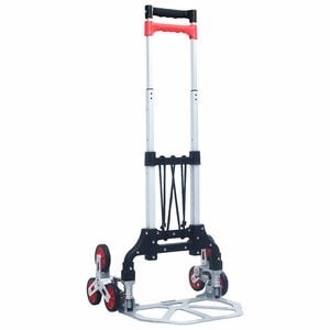 vidaXL Sklopiva kolica za stepenice 70 kg aluminijska srebrna