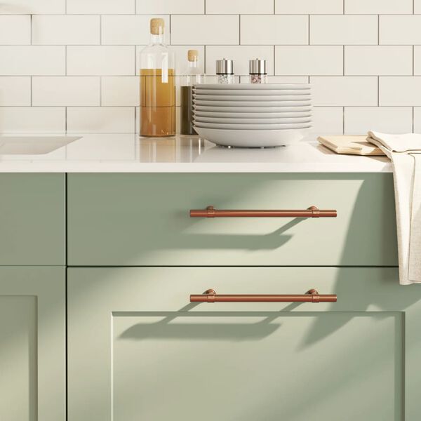 vidaXL Ručke za ormarić 10 kom brončane 160 mm od nehrđajućeg čelika