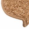 vidaXL Prostirke za stepenice 30 kom 65x21x4 cm bež poluokrugle velike