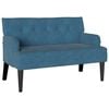 vidaXL Chesterfield klupa Plava 112 x 65,5 x 75 cm Bar&scaron;un