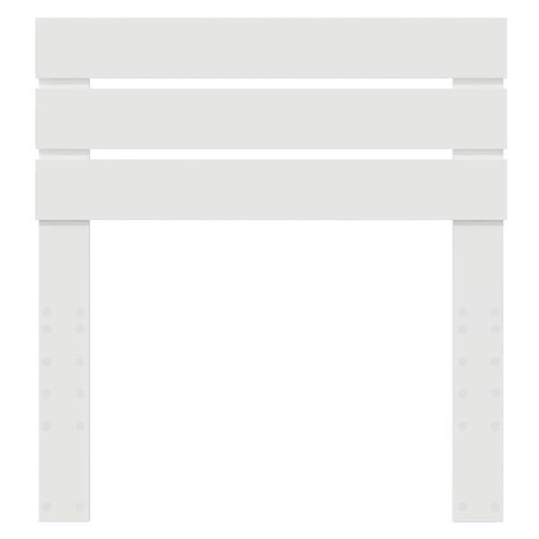 vidaXL Uzglavlje s uzglavljem Bijelo 75 cm Konstruirano drvo