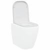 vidaXL Sjedalo za wc s brzim zatvaranjem Bijelo 44.5 x 35 x 3.6 cm