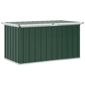vidaXL Vrtna kutija za pohranu zelena 129x67x65 cm