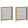 vidaXL Modul naslona za ruke 2 pcs Bijela 60 x 6 x 61 cm