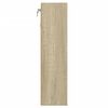 vidaXL Vitrina boja hrasta sonome 100 x 15 x 58 cm konstruirano drvo