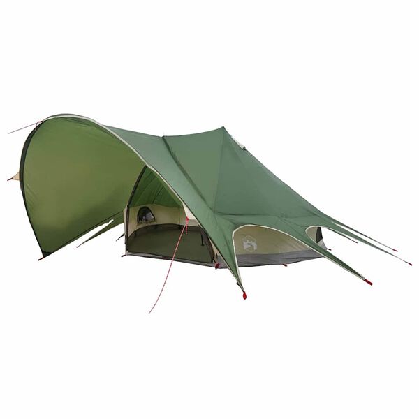 vidaXL Teepee &scaron;ator s krovom Zelena i Siva 600 x 600 x 347 cm