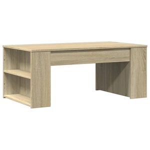 vidaXL Stolić za kavu boja hrasta 102x55x42 cm konstruirano drvo