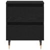 vidaXL Noćni ormar Crni hrast 40 x 35 x 50 cm Konstruirano drvo